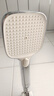 海尔（Haier）家用三档出水免安装通用强劲喷枪大面板淋浴手持喷头P307S镀铬 实拍图