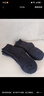 猫人厚袜子男士保暖袜子男冬季100%纯棉加厚毛圈袜男长袜中筒棉袜黑色 实拍图