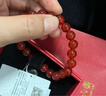周六福水晶手链手串玉髓玛瑙女护身新年礼物 朱红玛瑙-增强自信 17cm 实拍图