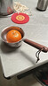 热油小锅泼油锅加厚不锈钢木柄防烫带刻度双倒流口不挂油无涂层 【木柄】第三代升级加厚款300ml 实拍图