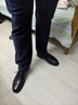 百丽情人节礼物男鞋商场同款牛皮革商务休闲皮鞋7GM01CM1 黑单里 44 实拍图