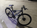 金武端自行车成人山地车公路赛车单车骑行变速超轻越野中学生初中青少年 顶配版-辐条轮-黑白色 27.5寸21速 实拍图