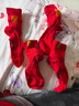 浪莎本命年红袜子男纯棉结婚喜庆女过年骐骥红中筒男袜全棉女袜 实拍图
