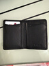 第九城(V.NINE)卡包名片夹头层牛皮轻薄驾驶证皮套防盗刷NFC防消磁银行卡套迷你小钱包男送老公送男友生日礼物情人节新年礼物  黑色 实拍图