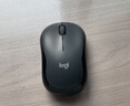 罗技（Logitech）M185鼠标 无线鼠标 办公鼠标 对称鼠标 黑色红边 带无线2.4G接收器 实拍图