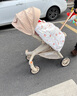 SMARTSTROLLER遛娃神器婴儿推车可坐可躺轻便折叠双向高景观0-6岁用宝宝溜娃车 香槟金(铝合金车架+3D舒适透气) 实拍图