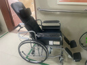 怡辉（YIHUI）轮椅瘫痪老人专用出行轻便折叠可躺带坐便器可大小便扶手可掀YY02 实拍图