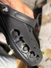 CROCS卡骆驰洞洞鞋贝雅男鞋女鞋轻便耐磨一脚蹬拖鞋休闲鞋|10126 黑色-001 41 /42(260mm) 实拍图