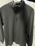 优衣库男装柔滑弹力摇粒绒半拉链套头衫/长袖25秋冬新款481184 08 深灰色 L 实拍图