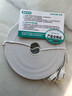 山泽（SAMZHE）六类网线 CAT6类千兆纯铜扁平网线 电脑宽带家用监控网络连接成品跳线 白色20米BBP620 实拍图