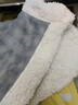 毛毯冬季加厚珊瑚绒毯羊羔绒盖毯办公室午睡午休被单人盖腿小毯子 【灰色】兔毛泡泡毯-白羊羔绒 70x100cm【婴儿毯】 实拍图