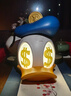 马克图布唐老鸭金币灯夜灯氛围灯桌面摆件发财创意男女生日新年情人节礼物 实拍图
