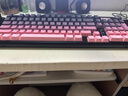狼蛛（AULA）S98机械键盘有线/蓝牙/无线三模连接Gasket结构插拔2U0游戏办公键盘98配列 【无线版】S98侧刻黑莓粉-白光-5000毫安 茶轴 实拍图