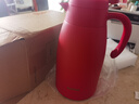 苏泊尔（SUPOR）家用真空保温瓶暖水壶瓶大容量热开水瓶壶304不锈钢2.0L胭脂红 实拍图