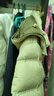 坦博尔羽绒服女短款时尚潮流可脱卸帽百搭保暖外套550388T 桉树绿 170  实拍图
