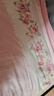 富安娜床单单件纯棉 100%全棉家纺床品 宿舍单人床盖 180*240cm 知晓粉 实拍图
