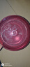 透明加厚洗脸盆学生宿舍加大号泡脚盆家用洗衣盆洗碗盆厨房洗菜盆 透明盆-紫红 小号23*9-加厚耐用抗摔 实拍图