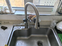 箭牌（ARROW） 304不锈钢厨房龙头360°旋转冷热双控防溅多功能抽拉洗菜盆龙头 不锈钢三模出水抽拉龙头45150SS 实拍图