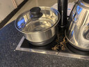 万利达全自动上水嵌入式烧水壶泡茶保温茶台一体茶具全套装电茶炉 1.8L 37/20手动款-黑色不锈钢消毒款 实拍图