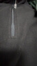 探拓（TECTOP）抓绒衣 户外加厚保暖男抓绒衣纯色立领半开衫柔软舒适抓绒衣 MZRY033 男款黑色 XL 实拍图
