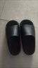 DMPD凉拖鞋男夏季新款防臭户外踩屎感厚底居家防滑按摩底浴室情侣拖鞋 黑色 42-43 (255mm) （适合41-42） 实拍图