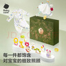 babycare金山茶花新生礼盒新生儿爬服摇铃安抚玩具宝宝见面礼-12件 实拍图