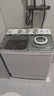 扬子半自动洗衣机大容量家用子母一体机双缸双桶洗衣机脱水全自动洗脱一体小型甩干机 16公斤【洗10KG+脱6KG】不锈钢桶 实拍图