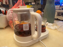 olayks立时迷你养生壶组合套装花茶壶 煮茶壶 0.8L办公室加热恒温杯垫二合一小型一人烧水壶煮茶器 实拍图