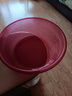 【京东物流】洗脸盆加大加厚家用大号洗菜盆洗衣盆内裤收纳盆子 紫红 超大32*12cm-加号厚不怕摔 实拍图