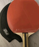 红双喜（DHS）狂飚五星级乒乓球拍横拍双面反胶弧圈结合快攻H5002 附拍套 实拍图