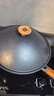 爱仕达（ASD）炒锅无氟涂层钛铁不粘锅炒菜锅钛铁炒锅不锈燃气用32cm适合4-6人 实拍图