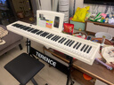 特伦斯折叠钢琴88键便携式电钢琴成人儿童电子琴重力度键盘V30pro钢琴 时尚白+专用琴包+Z琴架 实拍图