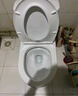 箭牌（ARROW）卫浴大冲力喷射虹吸式防臭节水马桶家用缓降盖板连体抽水坐便器 【T50】易洁无棱大管径12634 305/300mm 实拍图