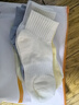 莫代尔袜子女秋冬季100%纯棉防臭长袜轻运动吸汗中筒袜抑菌加厚袜子6双 实拍图
