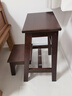 家逸实木梯凳家用折叠梯子凳子二合一登高凳厨房高凳楼梯两用凳 实拍图