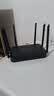 无线路由器千兆wifi6家用高速穿墙王大户型全屋wifi信号放大增强器5G双频中继器电竞漏油器 千兆AX1800黑【千兆满血Wifi6丨穿墙王】 实拍图