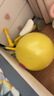 费雪（Fisher-Price）儿童玩具球宝宝感统训练跳跳羊角球45cm黄色带充气泵生日礼物礼品 实拍图