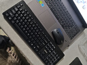联想（Lenovo）KN210键盘鼠标套装 2.4G无线键鼠套装 全尺寸商务办公  笔记本电脑键盘台式机一体机 黑色 实拍图