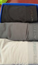 海澜之家内裤男纯棉男士内裤抗菌透气纯棉内裤男士宽松大码裤衩裤头男内裤 深灰/浅灰/蓝色-升级纯棉抗菌 3条 XL -175/100(130-150斤) 实拍图