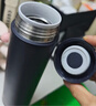 米家保温杯弹盖版 480ml 316L不锈钢 长效保冷保温大容量茶杯藏蓝色 实拍图