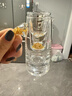 青苹果白酒杯分酒器套装 24K金箔无铅水晶玻璃精致二两分酒壶 2壶2杯 实拍图