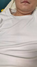 拇指白小T一代纯棉短袖T恤男女春夏休闲小白丅百搭打底衫 皓白男款 2XL  实拍图
