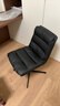 EVITA Home办公椅家用久坐不累书桌椅人体工学靠背座椅电脑椅子升降转椅 真皮-黑色不带滚轮款 实拍图