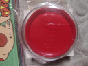 得力（deli）圆形塑壳秒干快干印台/印油印泥  大号快干印台 红色速干印泥财会财务用品办公用品 透明塑料红色快干 内径62mm 9863 实拍图