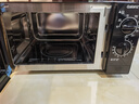 格兰仕（Galanz）微波炉烤箱一体机 平板式不锈钢内胆23升大容量家用光波炉机械旋钮操作简单G80F23SP-M8(S0) 实拍图