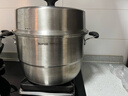 苏泊尔SUPOR 巧易取不串味三层蒸锅304不锈钢高拱盖30cm复底通用SZ30VA1 实拍图
