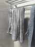 浴巾毛巾两件套男女家用纯棉吸水速干不易掉毛柔软情侣套装加大号 雅灰系.月星辰 一条毛巾【35*75】 实拍图