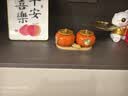 明恩柿柿如意柿子摆件乔迁之喜乔迁新居装饰事事如意装饰陶瓷柿子罐 乔迁之喜丨柿柿如意A1【礼盒+花生+木盘】 实拍图