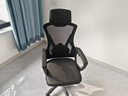 锦汐 电脑椅家用办公椅子靠背人体工学椅学习转椅老板座椅游戏电竞椅 【后躺+乳胶+4级气杆】黑框黑网 实拍图