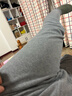 浪莎【秋上新】保暖裤男士单件羊毛护膝棉毛裤加绒加厚秋冬秋裤 浅灰 实拍图